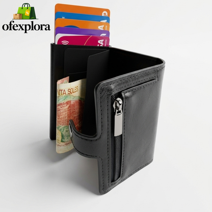 Billetera compacta: Orden que guarda TODO sin abultar el bolsillo